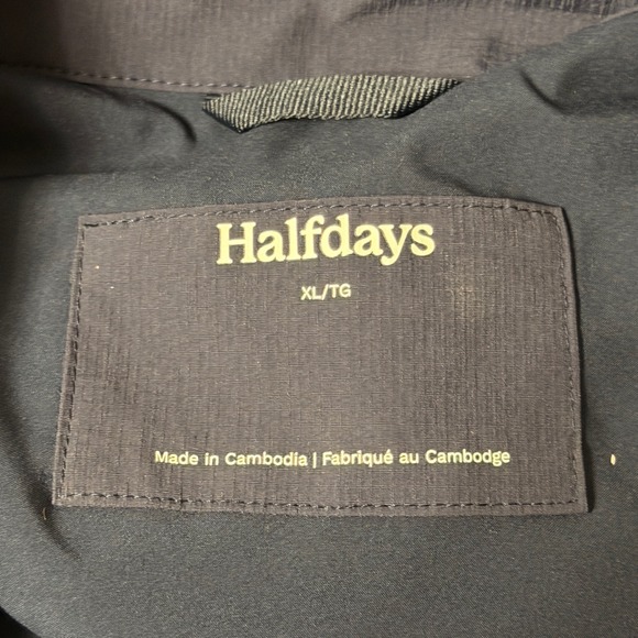 Halfdays Nan Field Jacket Navy Blue XL Hiking Gorpcore Trail Utility Cargo Women - Picture 7 of 13